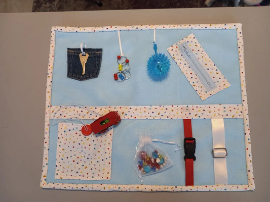 Blue with Play Car and Key