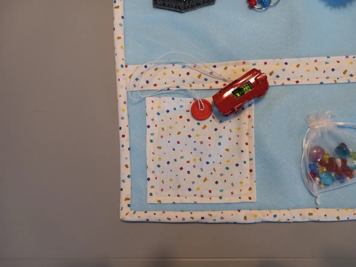 Blue with Play Car and Key