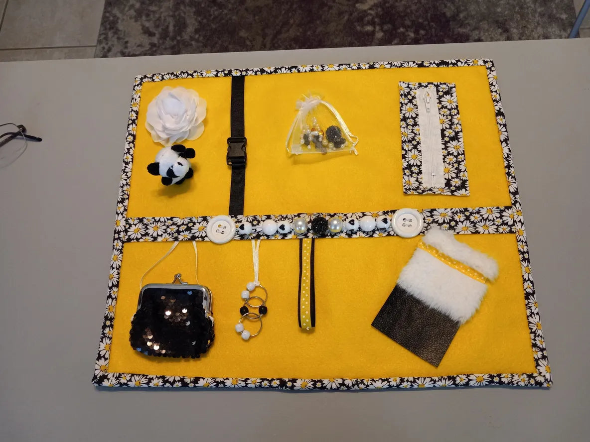 Yellow Mat with Panda