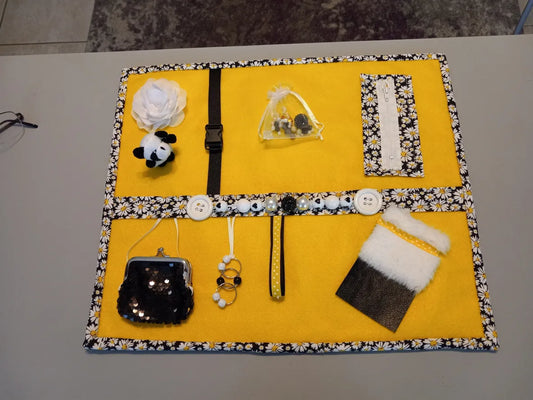 Yellow Mat with Panda